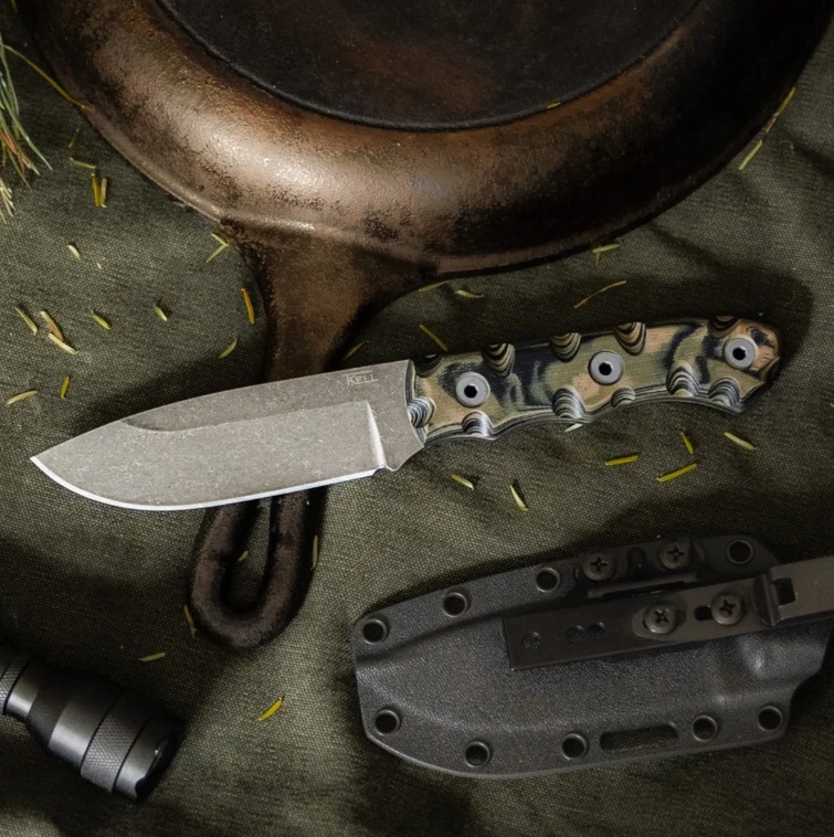 Drop point knife